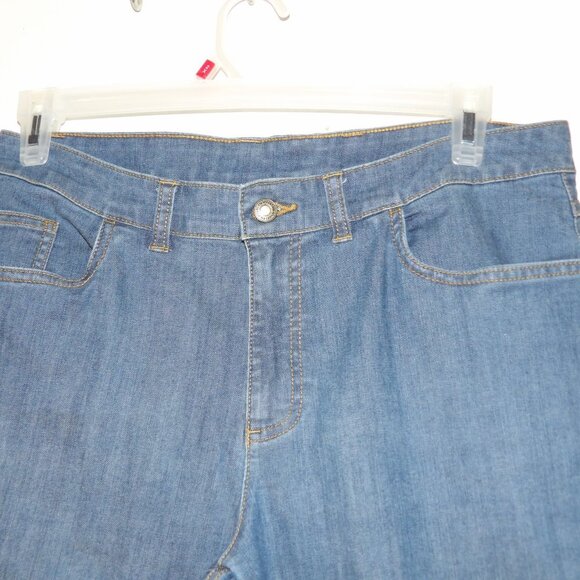 Kim Rogers Petite Midrise Capri Jeans Sz 12P - Picture 4 of 6